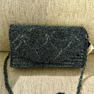 Navy Blue Clutch with tags!